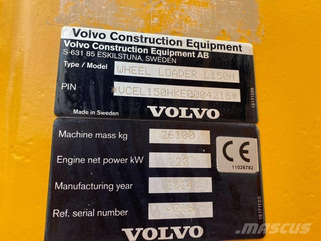 Volvo L 150 H Kolové nakladače