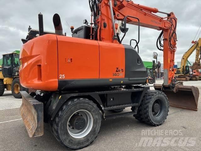Hitachi ZX 140 W-5 Kolová rýpadla