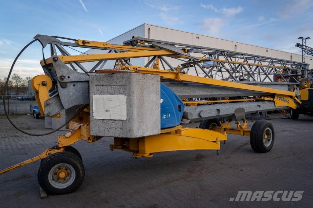 Potain Igo 15 Rychlostavitelné jeřáby