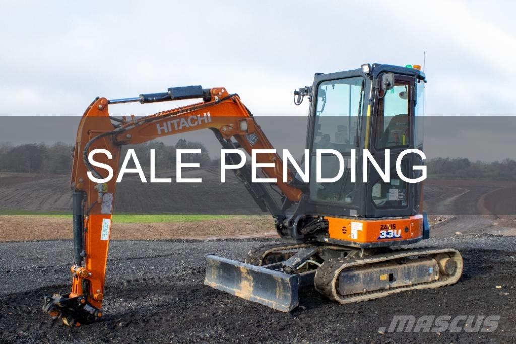 Hitachi ZX33U-6 Mini rýpadla < 7t
