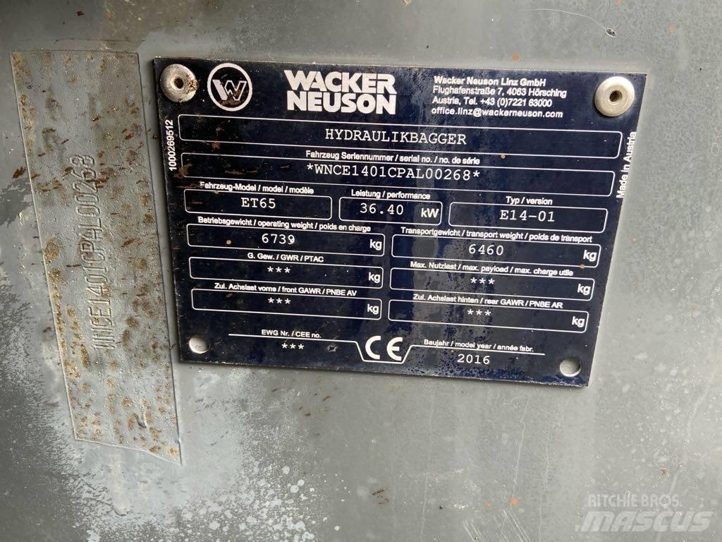 Wacker Neuson ET65 Pásová rýpadla