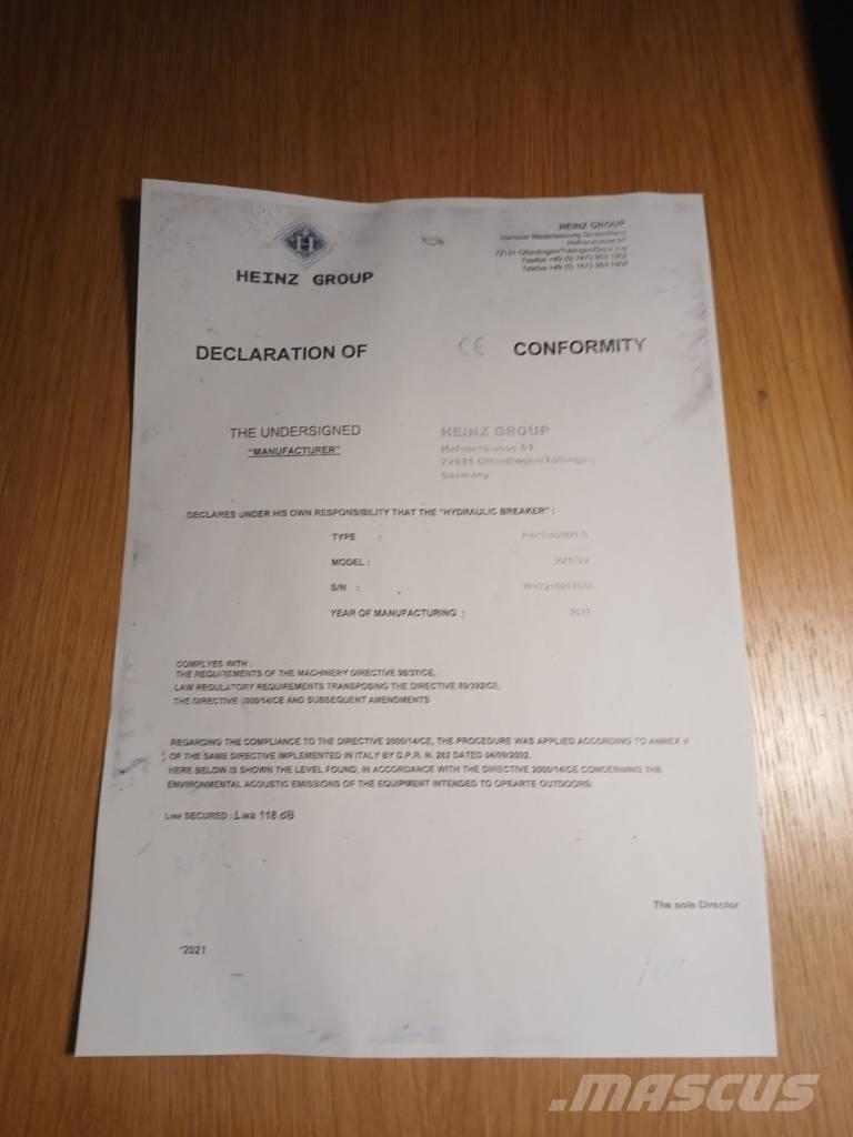 Mustang HM1900 Bourací kladiva / Sbíječky