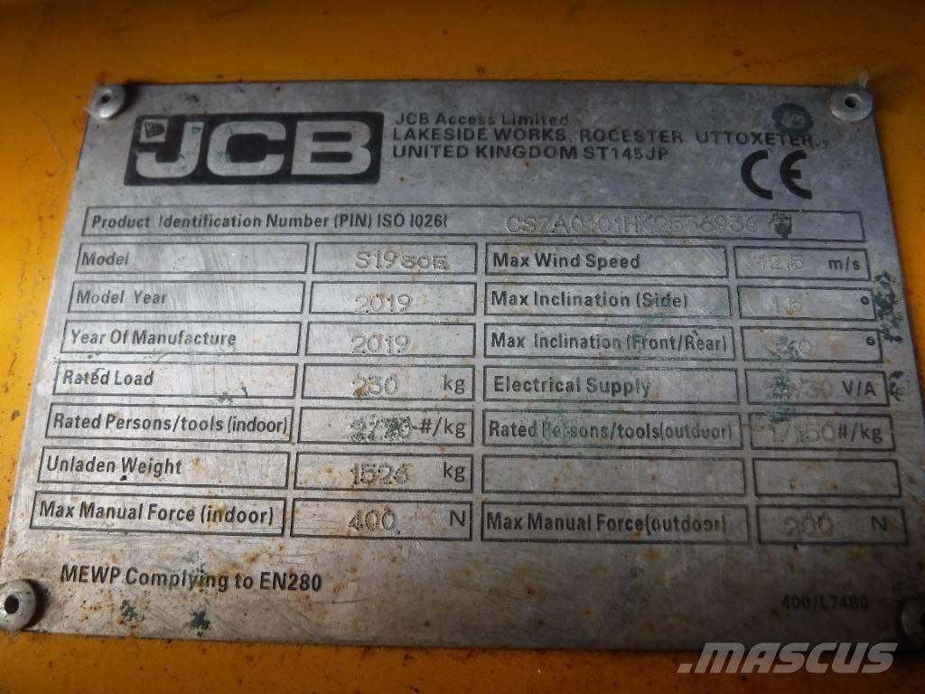 JCB S 1930 E Nůžková zvedací plošina