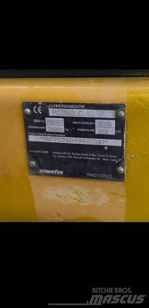 Komatsu PC360LC-10 Pásová rýpadla