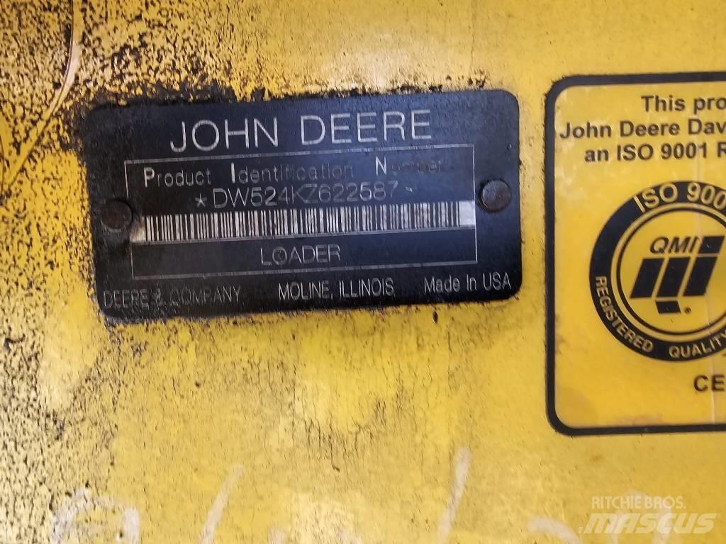 John Deere 524 K Kolové nakladače