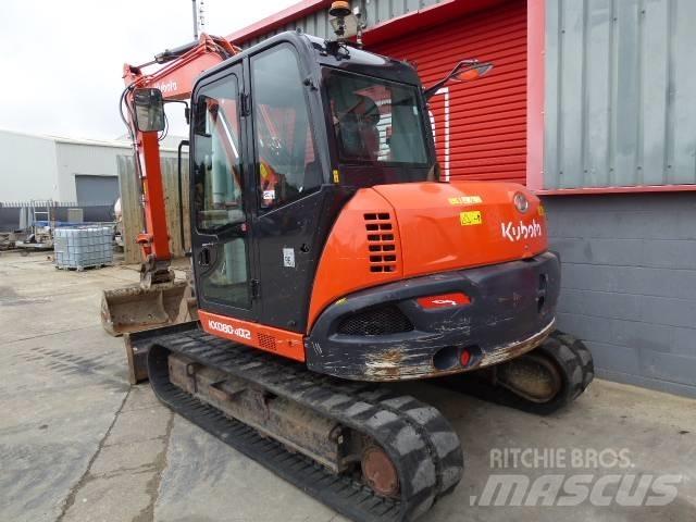 Kubota KX 080-4 Midi rýpadla 7t - 12t