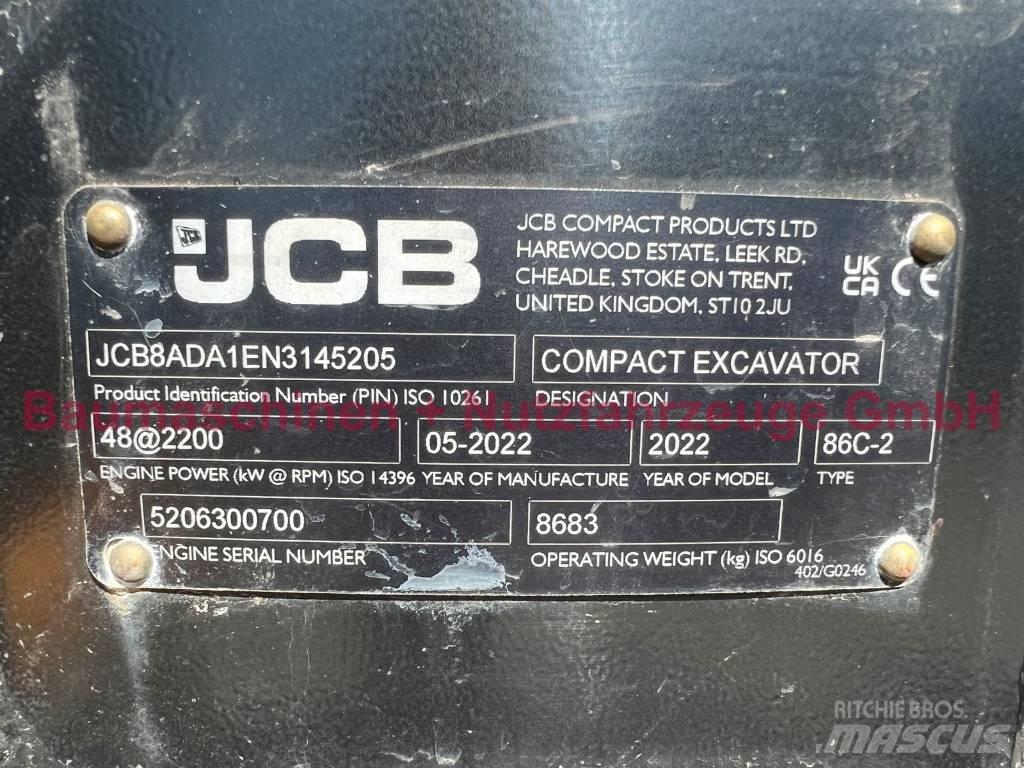 JCB 86C-2 Mono -Demo- Midi rýpadla 7t - 12t