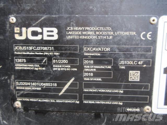 JCB JS130LC Plus+ Pásová rýpadla