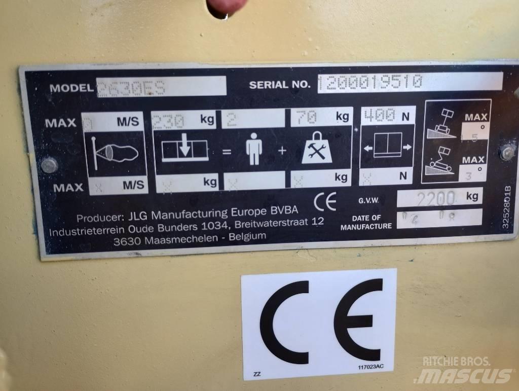 JLG 2630 ES Nůžková zvedací plošina