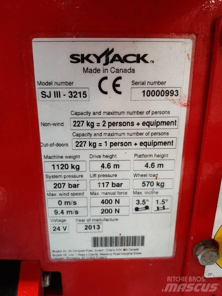 SkyJack SJIII 3215 Nůžková zvedací plošina