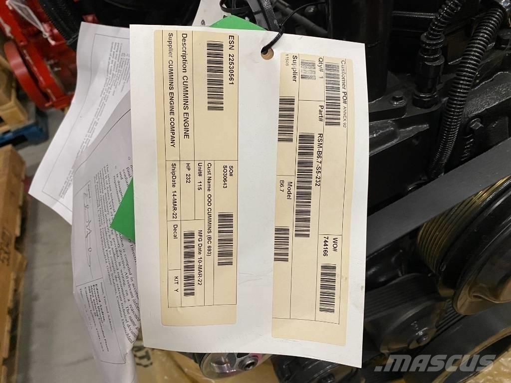 Cummins QSB6.7 Další