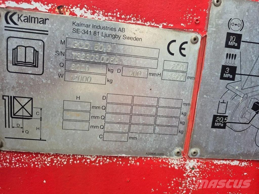 Kalmar Gcd 80-9 LPG vozíky