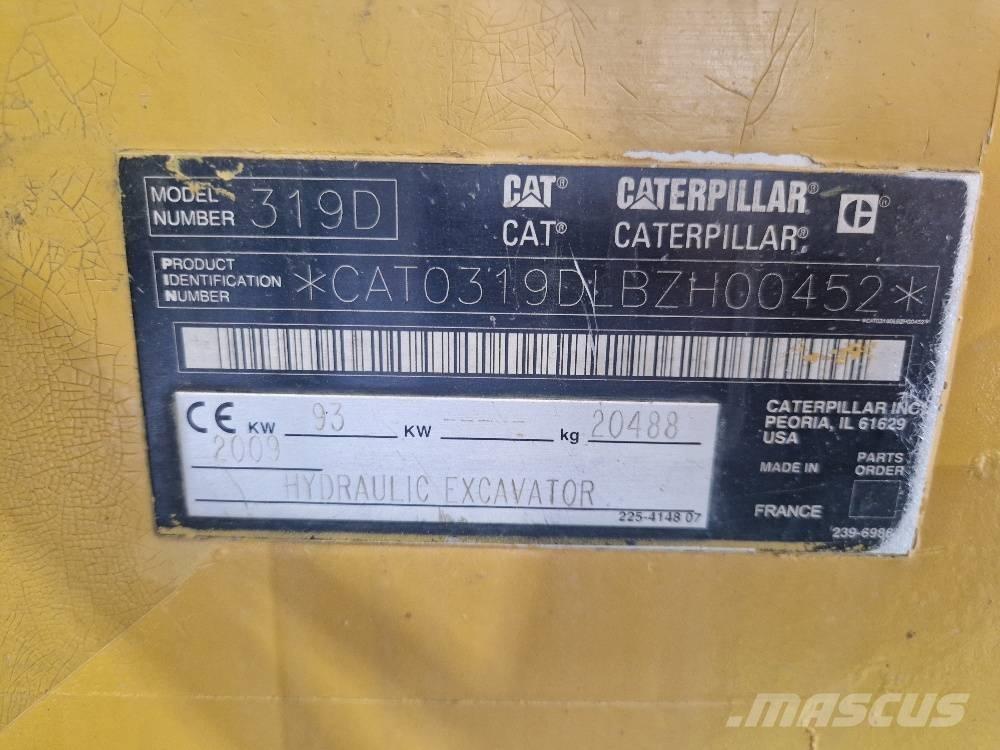 CAT 319D Pásová rýpadla