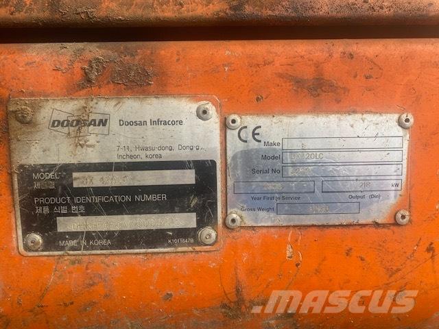 Doosan DX 420 LC Pásová rýpadla