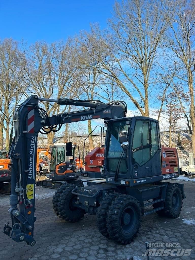 Atlas 140W-BLUE Kolová rýpadla