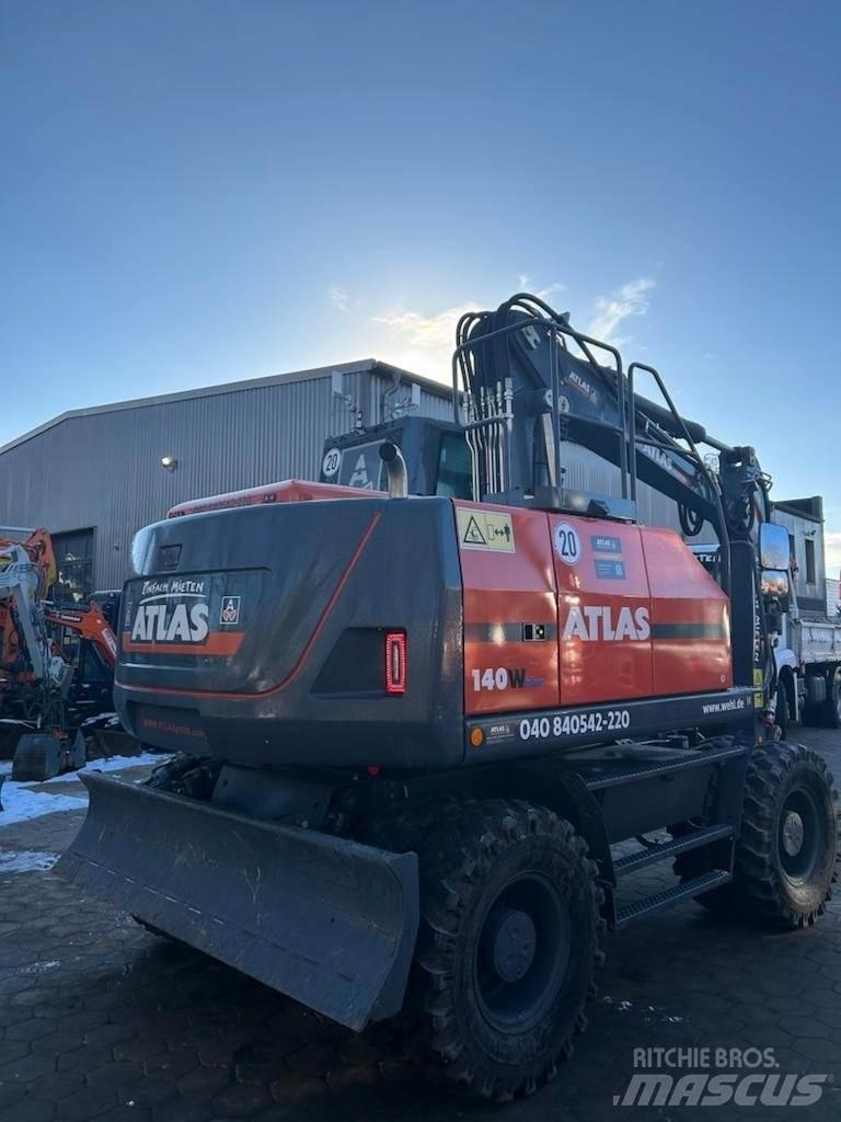 Atlas 140W-BLUE Kolová rýpadla