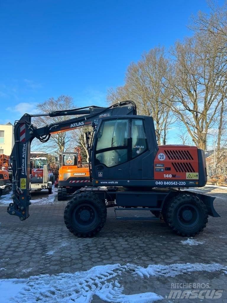 Atlas 140W-BLUE Kolová rýpadla