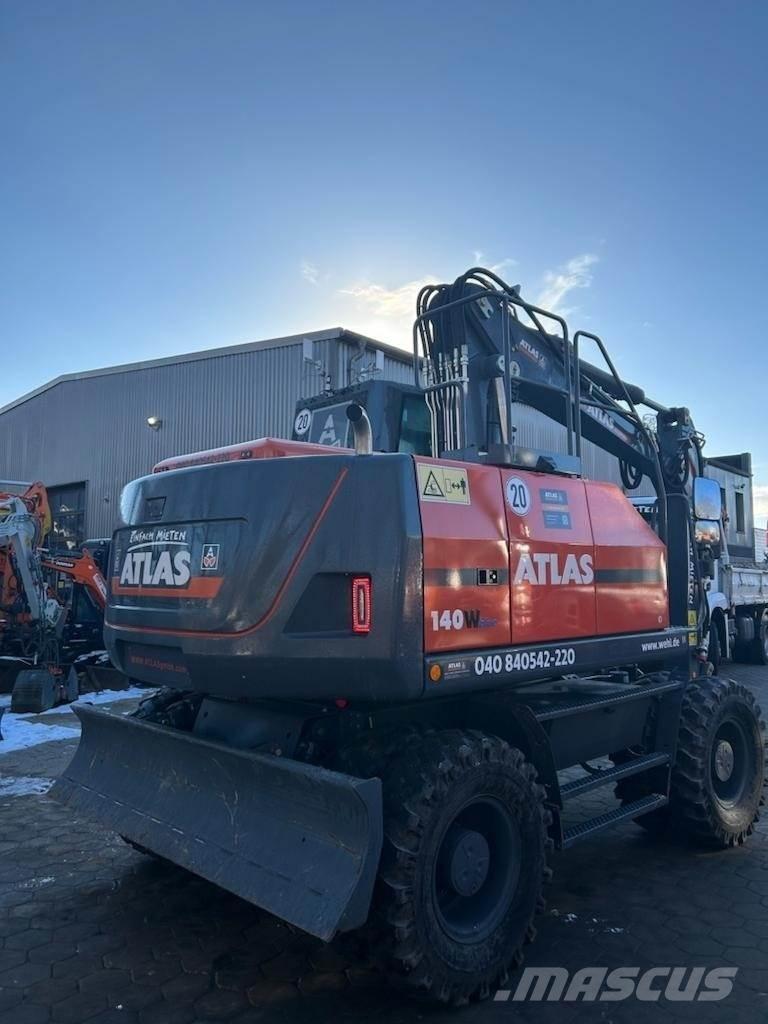 Atlas 140W-BLUE Kolová rýpadla