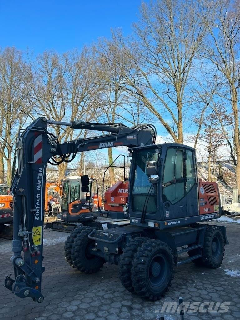 Atlas 140W-BLUE Kolová rýpadla