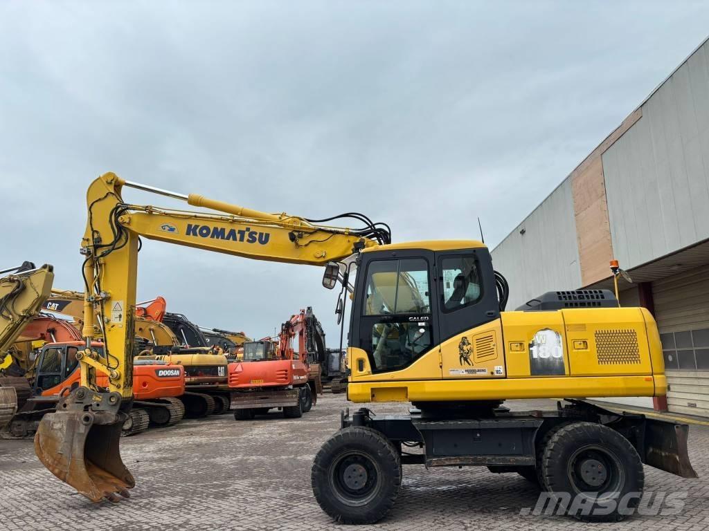 Komatsu PW 180-7 Kolová rýpadla