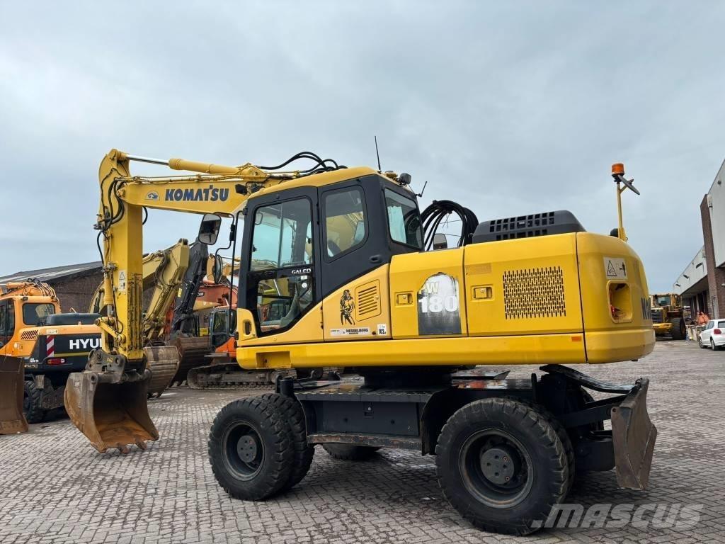 Komatsu PW 180-7 Kolová rýpadla