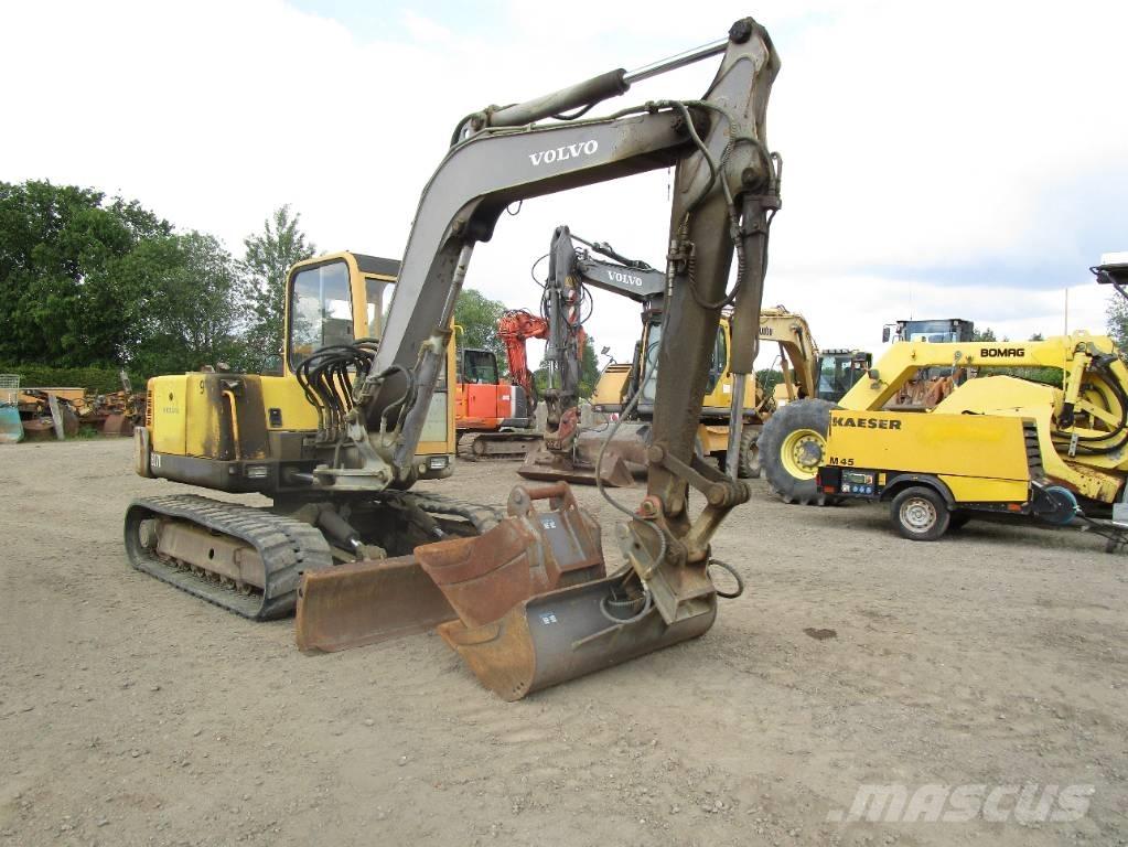 Volvo EC 70  ECR 88 Midi rýpadla 7t - 12t