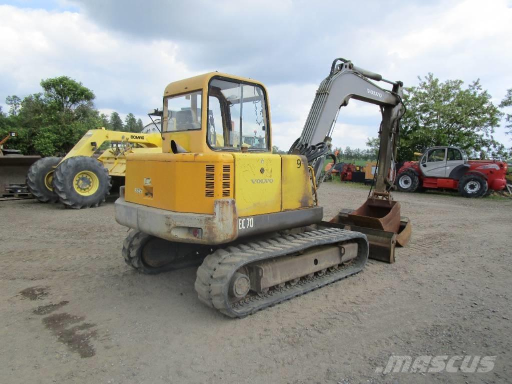 Volvo EC 70  ECR 88 Midi rýpadla 7t - 12t