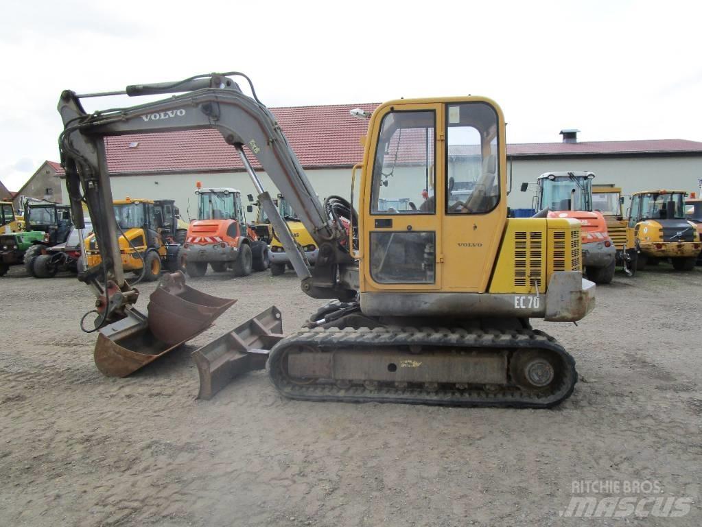 Volvo EC 70  ECR 88 Midi rýpadla 7t - 12t