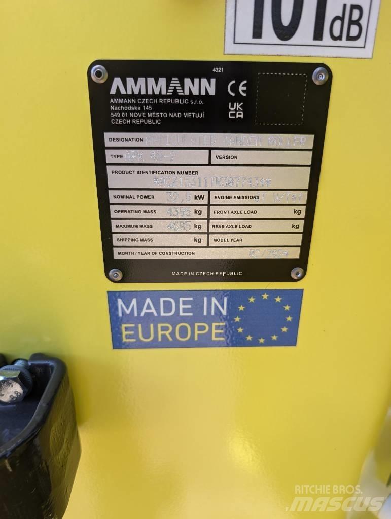 Ammann ARX45-2 Tandemové válce