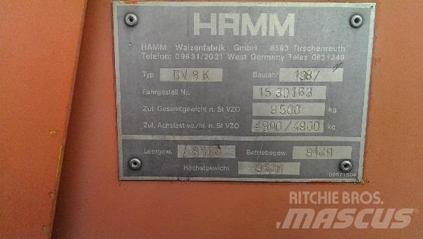 Hamm DV8K Tandemové válce