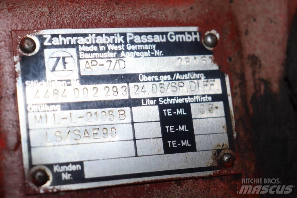 Huddig 960 Nápravy