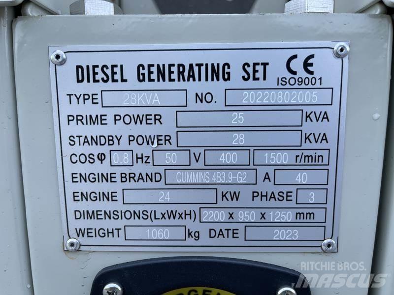 Cummins 28 kVA Naftové generátory