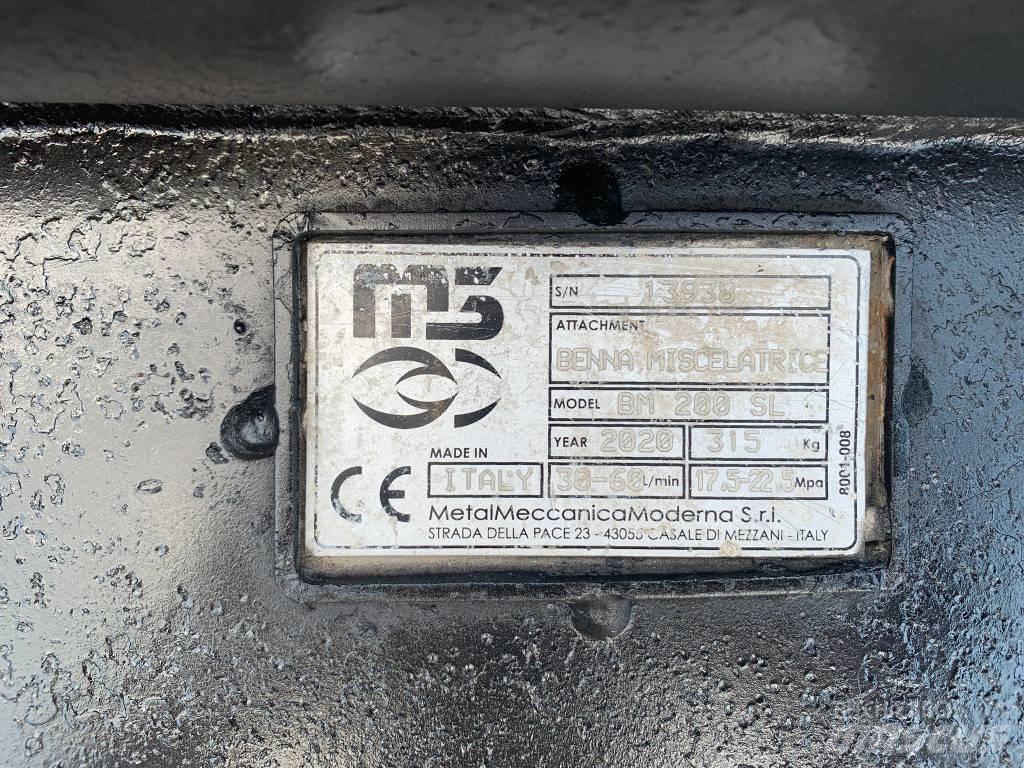 M3 BM200SL Klešťové drapáky