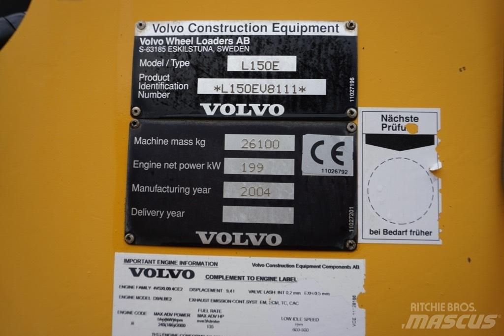 Volvo L 150 E Kolové nakladače