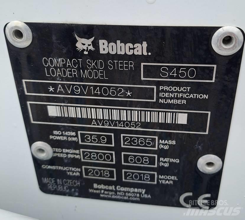Bobcat S 450 Smykem řízené nakladače