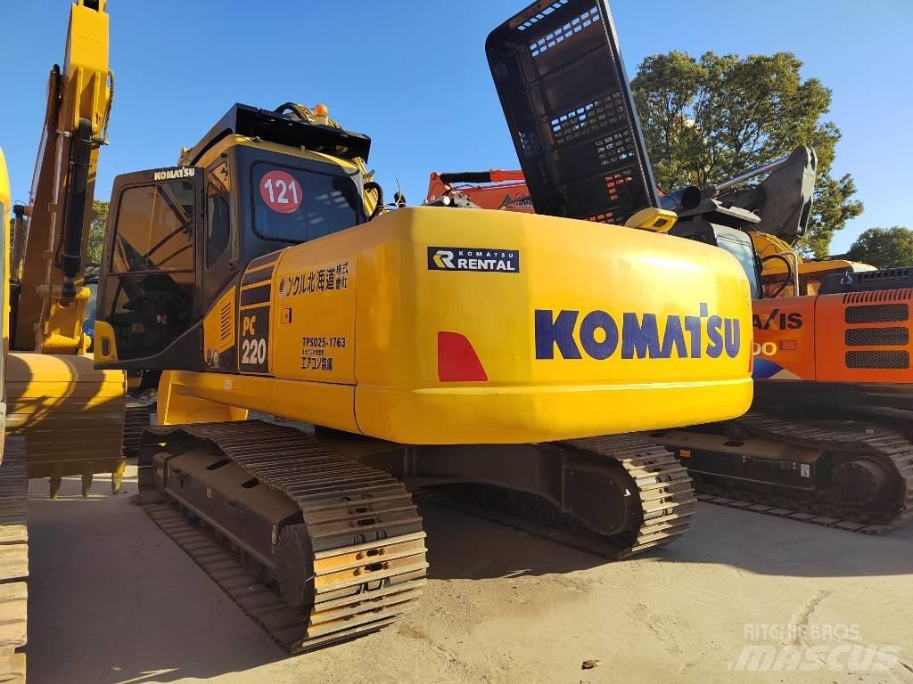 Komatsu PC220-7 Pásová rýpadla