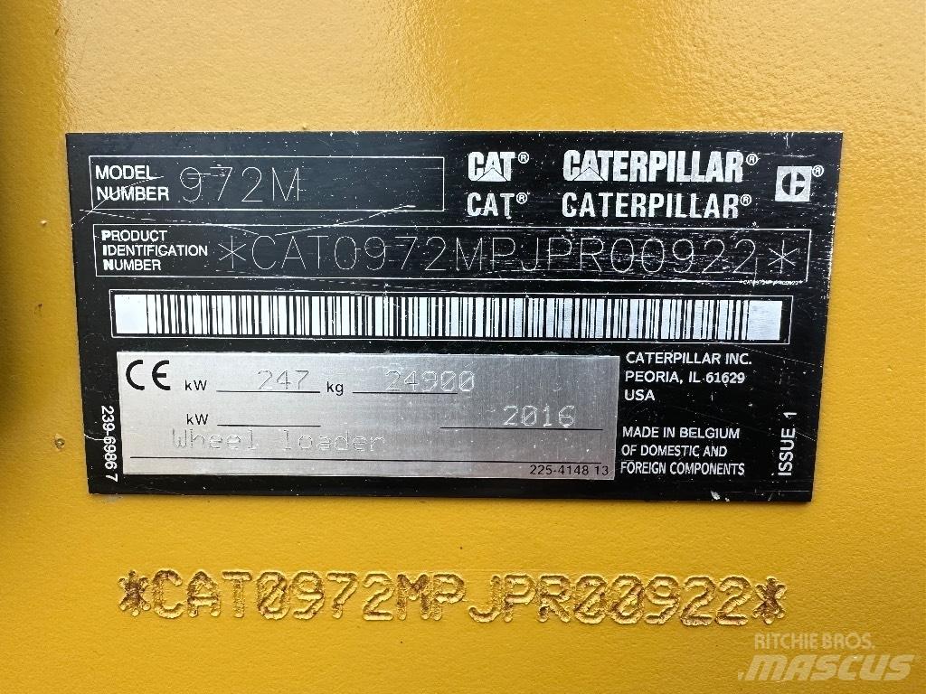 CAT 972 M Kolové nakladače