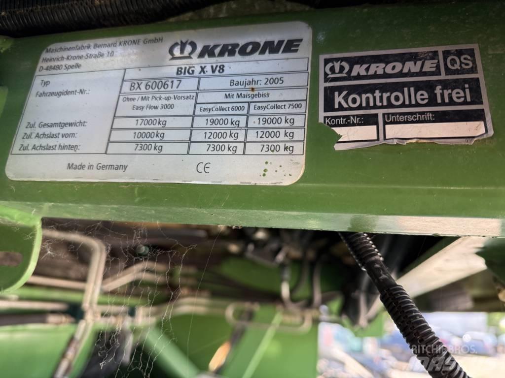 Krone Big X V8 Samojízdné sekačky