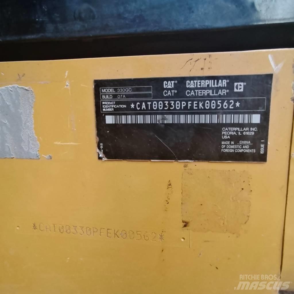 CAT 330GC Pásová rýpadla
