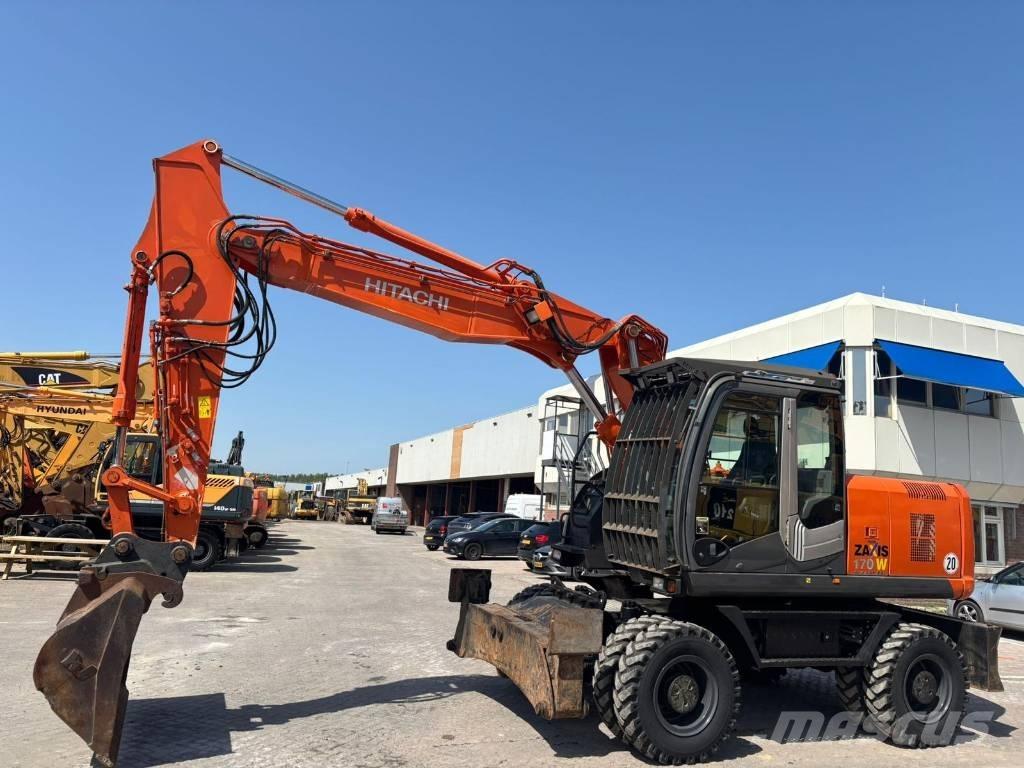 Hitachi ZX 170 W-3 Kolová rýpadla