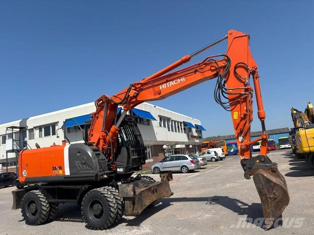 Hitachi ZX 170 W-3 Kolová rýpadla