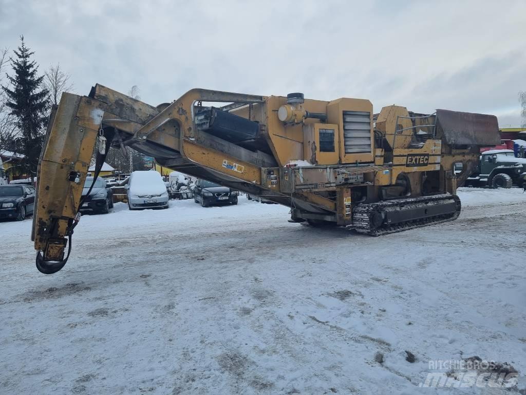Extec C12 + Mobilní drtiče