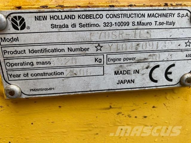 New Holland E 70 SR Midi rýpadla 7t - 12t