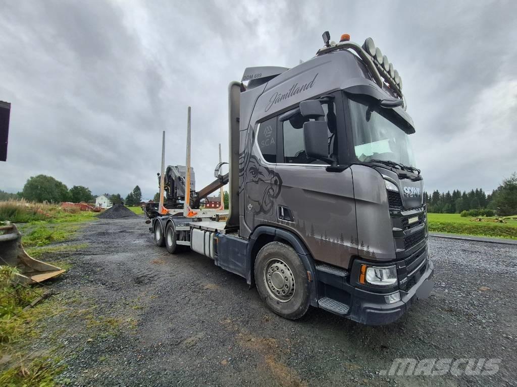 Scania R 650 Vozy na přepravu kmenů