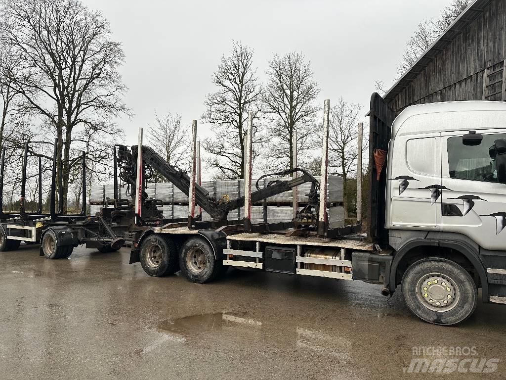 Scania R440 Vozy na přepravu kmenů