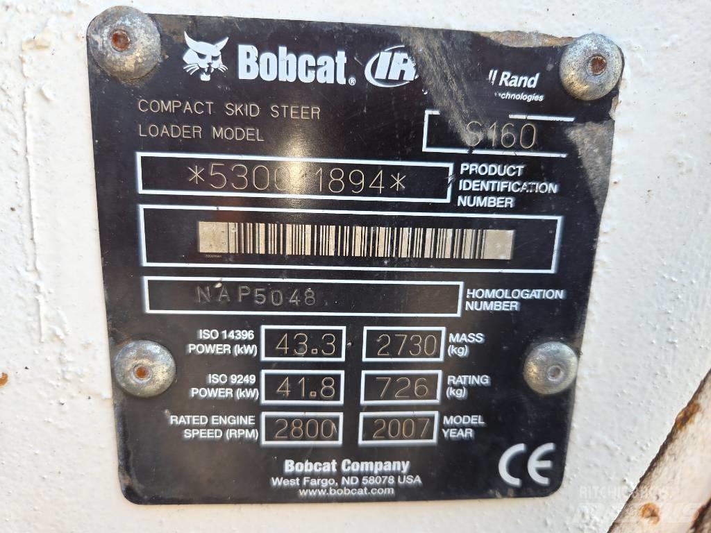 Bobcat S 160 Smykem řízené nakladače