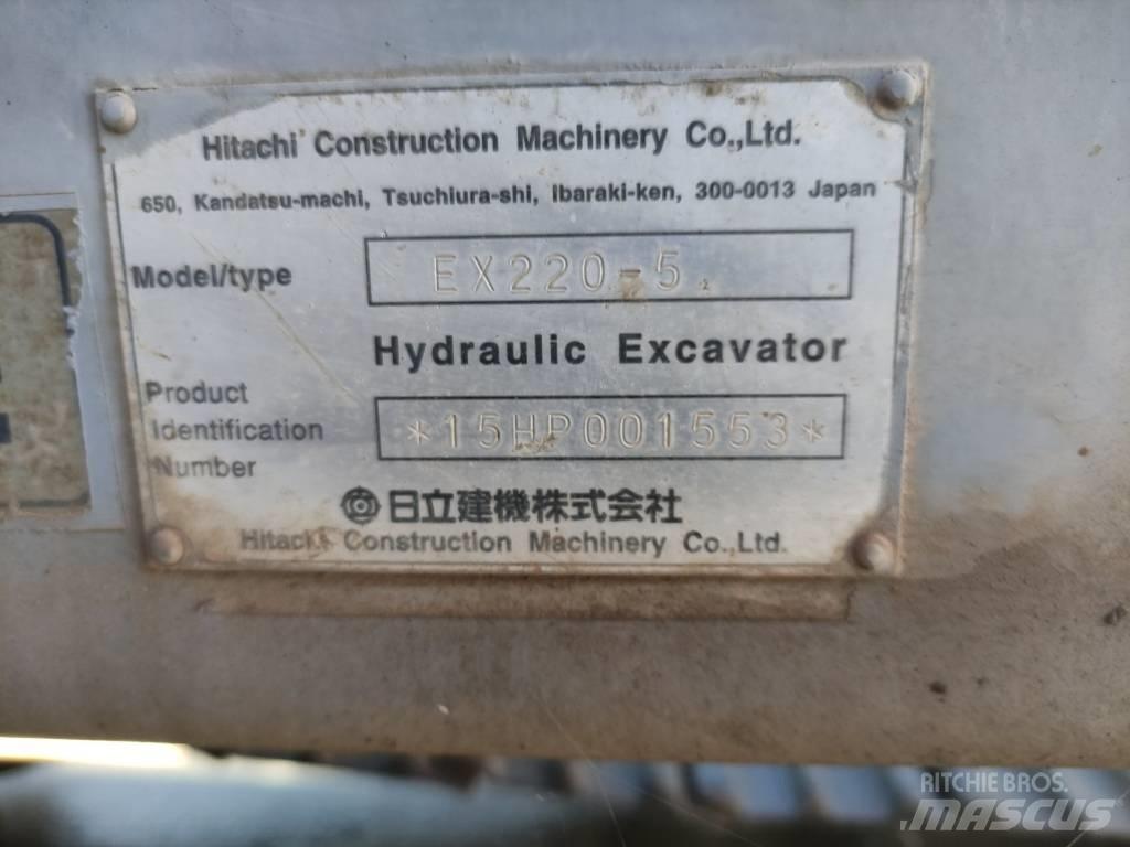 Hitachi EX 220-5 Pásová rýpadla