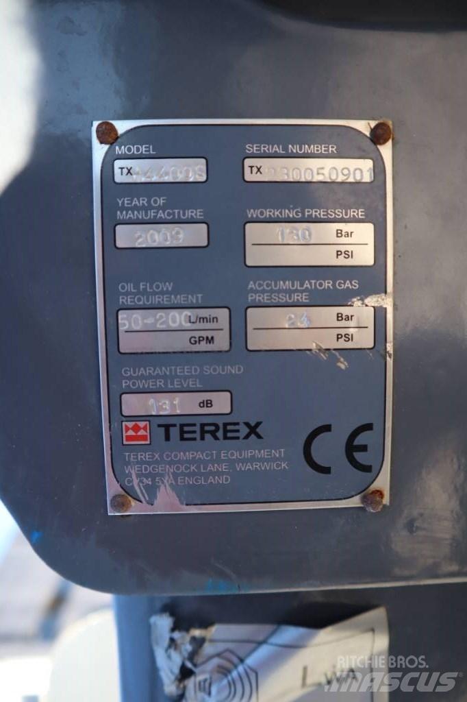 Terex TXH4400 Bourací kladiva / Sbíječky