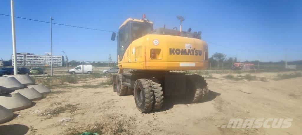 Komatsu PW 140-7 Kolová rýpadla
