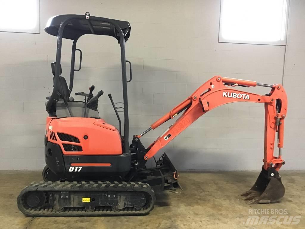 Kubota U 17 Mini rýpadla < 7t